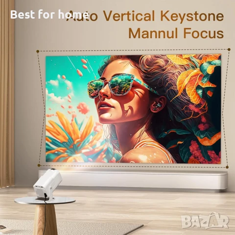 Мини проектор HY320 с WiFi и Bluetooth, снимка 3 - Плейъри, домашно кино, прожектори - 51056700