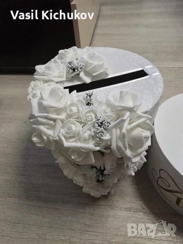 Сватбена кутия и кутия за кауза, снимка 2 - Декорация - 56301094
