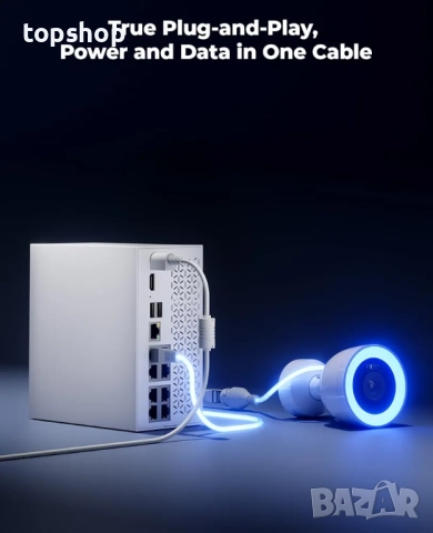 Чисто нова Napcat PoE CCTV система за охранителни камери, 4 бр. 4MP IP външни кабелни камери с 4K..., снимка 5 - Комплекти за видеонаблюдение - 52852043