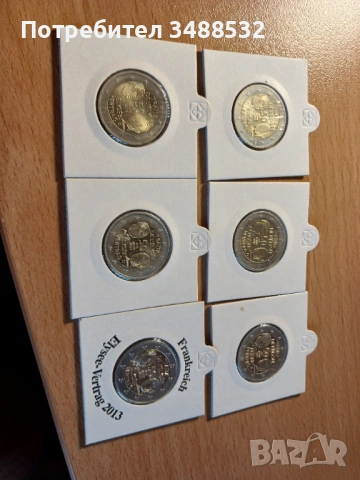 2 евро монети без употреба от фишек!, снимка 6 - Нумизматика и бонистика - 53914155