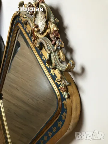 Луксозно огледало естествено дърво с дърворезба, снимка 4 - Декорация за дома - 48028059