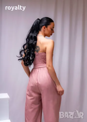 Розов дамски гащеризон , снимка 3 - Гащеризони - 50049188