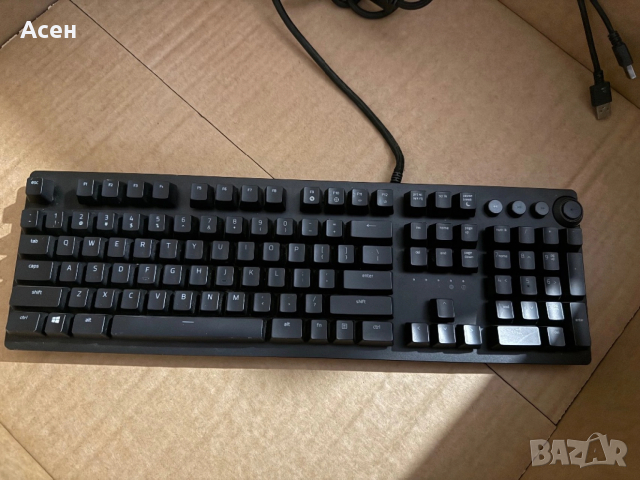 Клавиатура Gaming Razer Huntsman Elite, Механична, Linear-optical switch, Black уникална клавиатура , снимка 4 - Дънни платки - 39332103