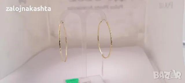Нови Златни обеци-3,67гр/14кр, снимка 4 - Обеци - 49315473