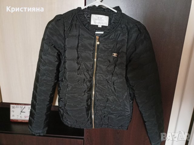 Пролетно-есенно якенце с брошка  и перличка за разкош