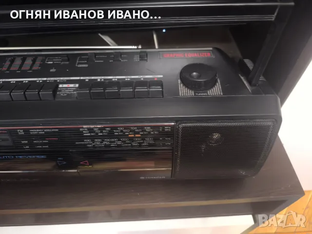 Hitachi TRK-W350E , снимка 3 - Радиокасетофони, транзистори - 56543597