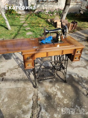 Шевна машина 1905 г, снимка 3 - Антикварни и старинни предмети - 35479617
