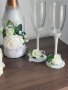Сватбени чаши, снимка 1 - Декорация - 42471989