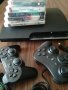 PS3 slim 320GB + 2 контролера + 5 игри , снимка 2