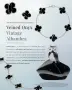 Van Cleef & Arpels VCA Silver Veined Black Onyx Vintage Alhambra Clips Дамски Обеци, снимка 2