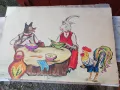 Стара голяма картина , акварел - детска приказка, снимка 1
