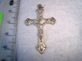 ПОСРЕБРЕНО СТИЛНО НАГРЪДНО РАЗПЯТИЕ КРЪСТЧЕ КРЪСТ 27261, снимка 1