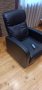 Кожен релакс фотьойл, снимка 1 - Дивани и мека мебел - 42214378