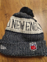 new era new england patriots - страхотна зимна шапка КАТО НОВА 100% оригинал универсален размер, снимка 3