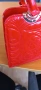 Лачена червена чанта среден размер с две дръжки и дълга дръжка , снимка 7