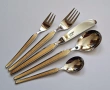 LUXADOR - SOLINGEN - Немски позлатени прибори за хранене сервиз за 6 човека нож ножове вилици лъжици, снимка 7