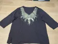 Елегантна бутикова  дамска блуза голям размер, снимка 17