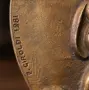 Религиозен бронзов релеф – F. Giroldi, 1981 г., Италия, снимка 2