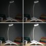 Стилна и мощна акумулаторна настолна нощна лампа с LED осветление мощност 9W три режима на сила на с, снимка 1