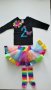 Комплект пола, блуза и чорапки за 2 годишно момиченце, снимка 1 - Бебешки блузки - 30135097