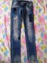 Дамски дънки панталони ХС_С размер Скъсани дънки , снимка 2