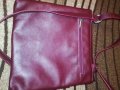 Дамска чанта естествена кожа Vera Pelle цвят бордо , снимка 6