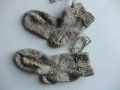 бежови плетени чорапи с връв ходило 13, конч 12, снимка 1 - Чорапи - 39306931