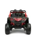 Офроуд акумулаторен автомобил AXEL – Червен, 4x4, с дистанционно и LED, снимка 4