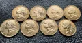 Лот монети 10 сантима различни години Франция /4/- прекрасни !, снимка 6