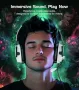 Нови Компютърни слушалки Vakedy Gaming с микрофон и завладяващ звук, снимка 3