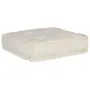 vidaXL Модулен диван Текстил Кремаво 210 x 140 x 56 см, снимка 2