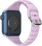 Нова силиконова лилава Каишка за часовник Apple Watch 42 / 44 / 45 мм, снимка 5