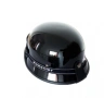 Ретро каска за мотор тип канче (German style) - Черен гланц, снимка 7