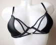 80В черен сатенен сутиен от Mister*Lady, снимка 2