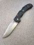 Сгъваем нож ръчно изработен от N690co стомана + ПОДАРЪК кания, снимка 1