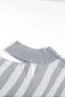 Дамски пуловер в сив цвят със зебра принт и голо рамо, снимка 10