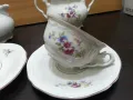Стар български порцелан чаши за чай чайник захарница латиера , снимка 5