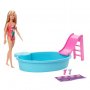 Кукла Барби с басейн, снимка 1 - Кукли - 33844714