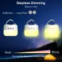USB презареждащ се къмпинг фенер 5200mAh 4 режима с плавно затъмняване и магнит – 5200mAh НОВА, снимка 5