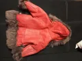 Зимно детско кожухче от естествена кожа и естествен косъм , снимка 3