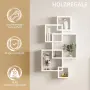 Стенен рафт HOMCOM, плаващ рафт, 5 рафта, снимка 6