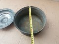 кована възрожденска бакърена тенджера с капак , снимка 7