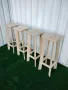 Дървени бар столове за заведения и дома , снимка 4
