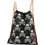 Текстилна мешка с черепи AMSCAN BACKPACK TREAT SACK (35X43), снимка 1