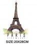 Paris Айфелова кула щампа термо апликация картинка за дреха блуза