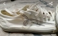 Използвани бели спортни обувки на Calvin Klein Jeans, снимка 2