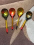 Дървени рисувани лъжици Хохлома, снимка 1