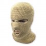 Зимна шапка маска - Light Brown Balaclava