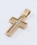 златна висулка - кръст 47129-3, снимка 2