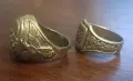 Германски пръстени ВСВ бронз SS и Totenkopf, снимка 2